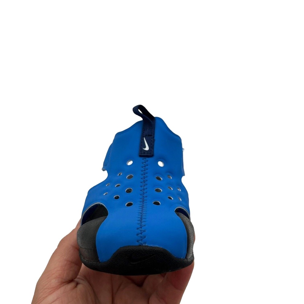 Nike Toddler Boys Closed Toe‎ Sandals Size 9 Blue Black Lightweight Quick Drying - Picture 12 of 16
